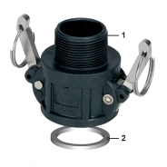 Camlock типу "В" мама/зовнішня різьба 8034302