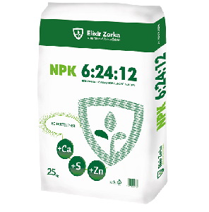 NPK 6:24:12+12,5%S03+0.5%Zn+2.5%Ca0- 1000кг